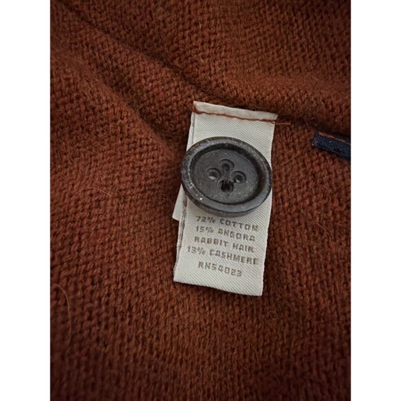 Banana Republic Mens Luxury Blend Angora Cashmere Sweater Size L - Picture 4 of 4